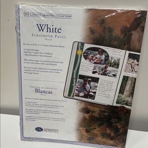 Creative Memories White Scrapbook Pages Pack